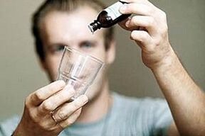 Drop of drugs from alcohol